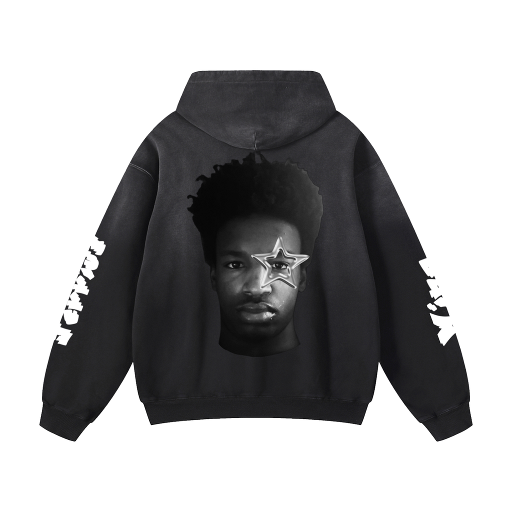 Jerrius wing premium fade hoodie