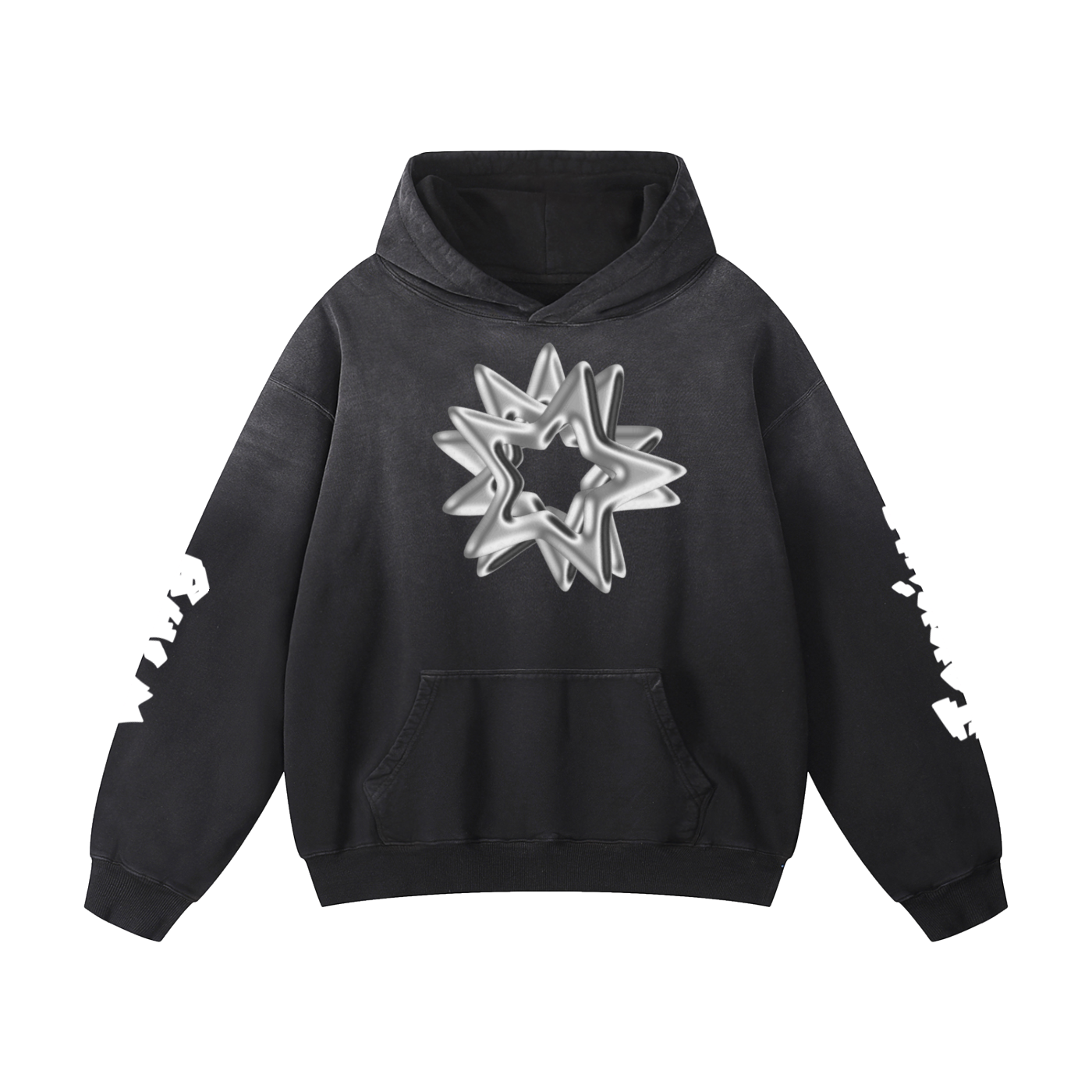 Jerrius wing premium fade hoodie