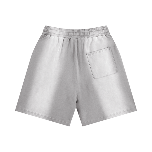 Distressed BRVCE.CO logo shorts